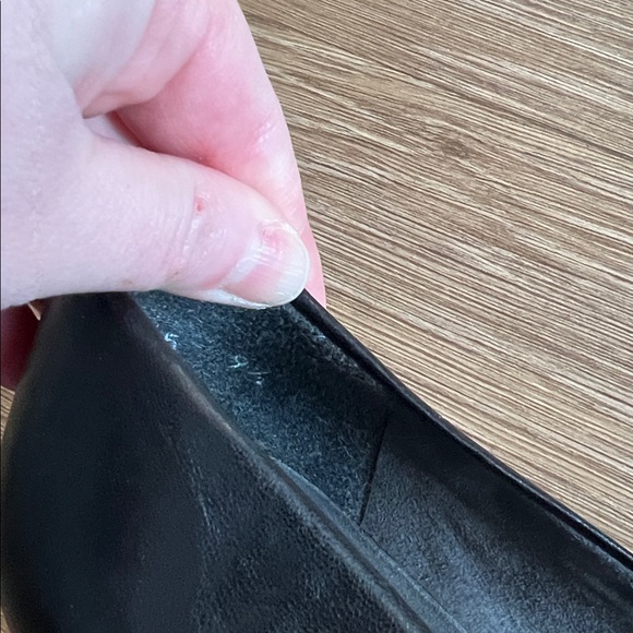 Stuart Weitzman black wedges - Picture 3 of 5